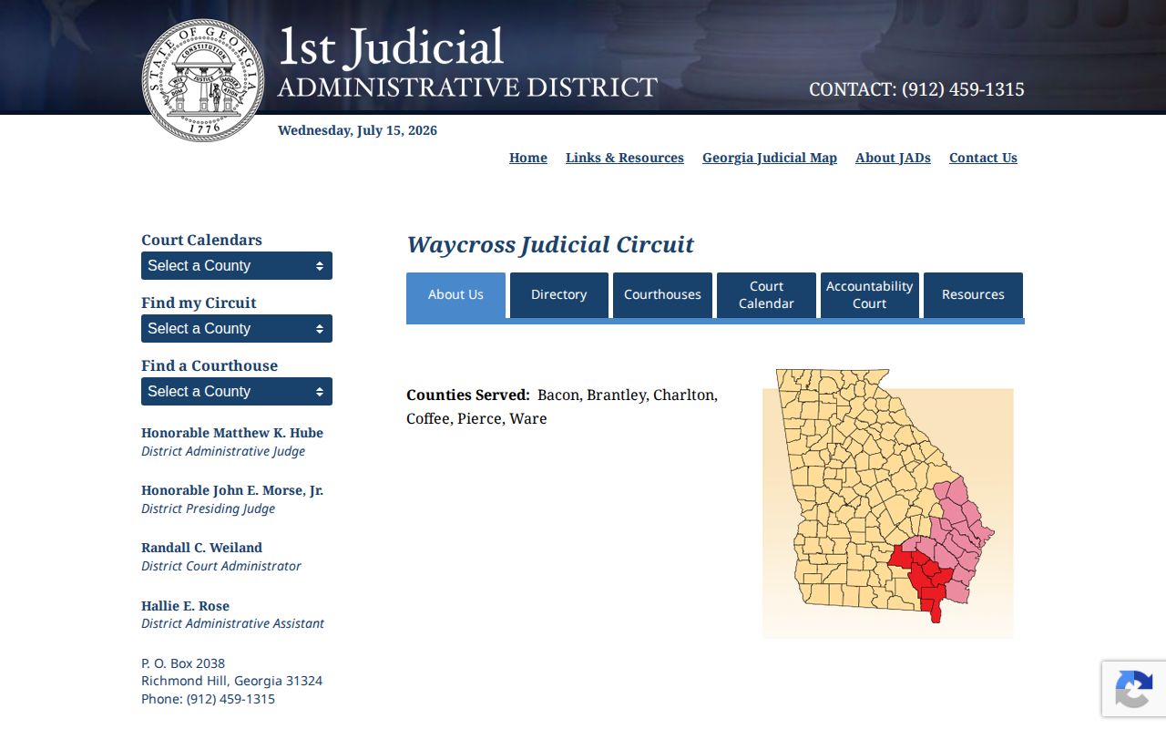 Waycross Police release record court route in Ware County